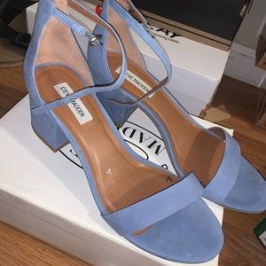 Blue Steve Madden heels